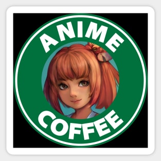 Animes Starbucks Sticker